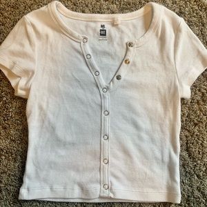 PacSun snap front T-shirt
